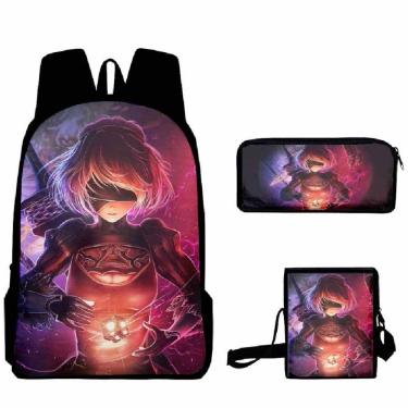 Imagem de Conjunto de mochilas Niers Automatas YorHas No 2 Types B para crianças