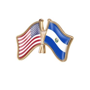 Imagem de EnigmaGlow Emblema de broche de pino único World Most Countries Estados Unidos América e outros países Cruz Amizade Emblema para homens e mulheres, 0.8x0.7inch（19x18mm）, Metal, resina