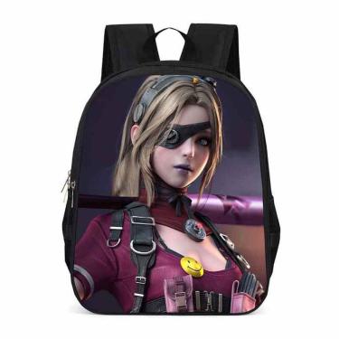 Imagem de Mochila escolar Frees Fires Cartoon Kids Anime 29x12,5 x 39 cm