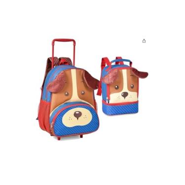 Imagem de Lancheira Infantil Térmica Zoo, com Alça de Costas e Mão, 23x18x10 cm