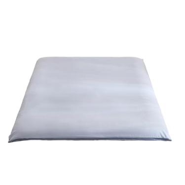 Imagem de Zelladorra Capa de colchão antiderrapante futon, tamanho completo, capa de colchão japonesa com zíper, lavável na máquina (cinza)