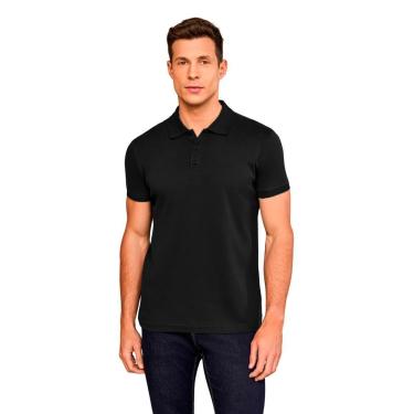 Imagem de Polo Lado Avesso Suedine Pima Masculina-Masculino