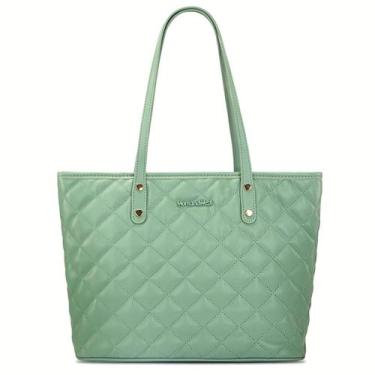 Imagem de Bolsa Montana West Acolchoada Sacola de ombro em material vegano