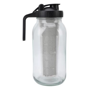 Imagem de Estink Arremessador de café Frio ， Cafeteira de Bebida Fria Com Filtro Gelado Jar Jar Bico Alça de Jarra Lava -louças para Gelado chá Caseiro Bebidas de Frutas Recipiente (2000ml)