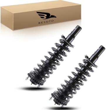 Imagem de Besuto Par de amortecedores dianteiros de montagem compatível com Buick Rainier 04-07; Chevy Trailblazer 02-09; EXT, GMC Envoy 02-09; XL XUV, Isuzu Ascender 03-08,171341 * 2
