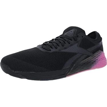 Imagem de Reebok Nano 9 Cross Trainer Masculino, Preto/cinza frio/rosa polido, 11