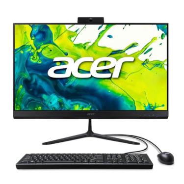 Imagem de Acer Aspire C24 AIO Desktop | Tela IPS Full HD de 23,8 polegadas 120Hz | Processador AMD Ryzen 5 7430U Hexa-Core | Gráficos AMD Radeon | DDR4 de 16 GB | SSD de 512 GB | Wi-Fi 6E | Teclado e mouse USB