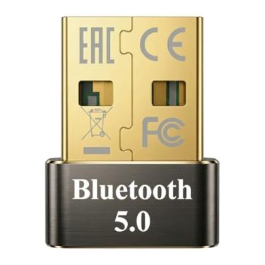 Imagem de Adaptador Bluetooth 5.0 USB para PC e Notebook – Conexão Estável sem Fio para Mouse, Teclado, Controle Gamer, Fones e Impressoras | Compatível com Windows 7/8/8.1/10/11