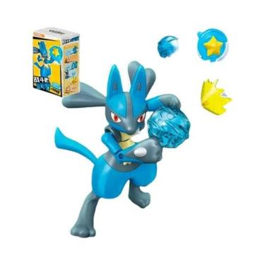 Imagem de Blocos De Montar Pokémon Para Crianças, Personagens De Ação Lucario, M