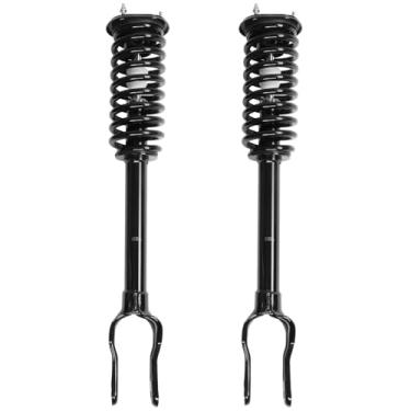 Imagem de Conjunto de suportes dianteiros completos com mola helicoidal compatível com Jeep Grand Cherokee 2011-2015 Dodge Durango 2011-2015 kit de amortecedores 172546L 172546R, esquerda e direita, 2 peças