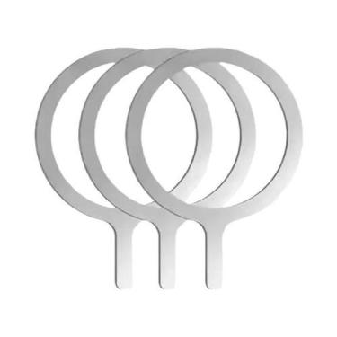 Imagem de Anel De Placa Metálica Magnética Fina Para Carregador Sem Fio Magsafe,