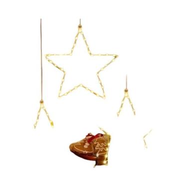 Imagem de Luzes De Natal LED Em Forma De Estrela Com Controle Remoto, 8 Modos, P