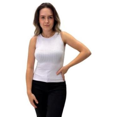 Imagem de Blusa Malwee Regata Básica Canelada Feminina-Feminino