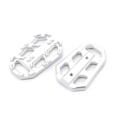 Imagem de Anti-derrapante Pedal dianteiro amplia extensão, extensor de almofada para grom125 msx125 msx125f msx grom 125 125sf(Silver A)