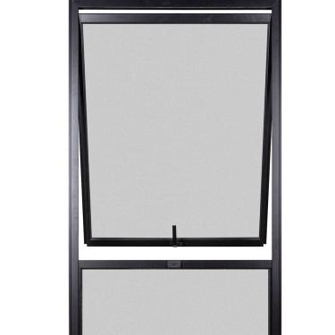 Imagem de Janela Maxim-Ar 1 Secção Bandeira Fixa Inferior Vidro Mini Boreal 120X80 Topsul  Esquadrisul Preto