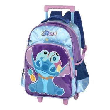 Imagem de MOCHILA RODAS ESCOLAR INFANTIL STITCH DISNEY IC42402SC-Feminino