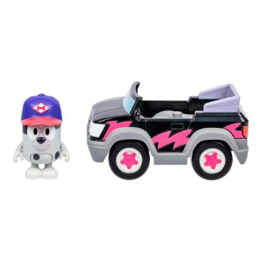 Imagem de Mini Veículo Bluey com Boneco Colecionável - Carro de Pizza