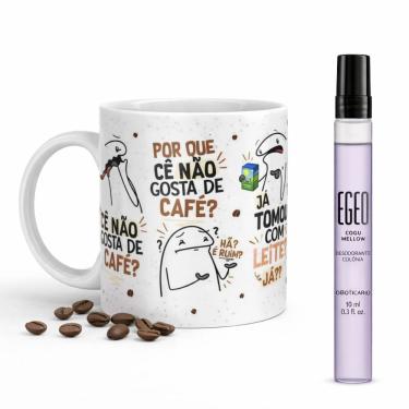 Imagem de Kit Caneca Flork 325ml + Perfume Egeo Cogu Mellow 10ml