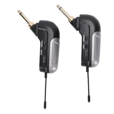 Imagem de Jectse Microfone para Instrumentos Musicais, de Microfone Sem Fio Com Captador de 360° e Alcance de 30 M para Teclado de Trompete de Violino Baixo de Guitarra Elétrica