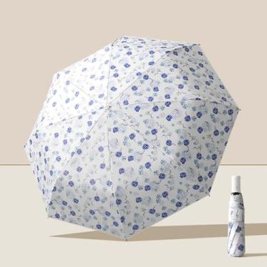Imagem de Guarda-chuva Feminino Totalmente Automático Com Proteção UV E Protetor