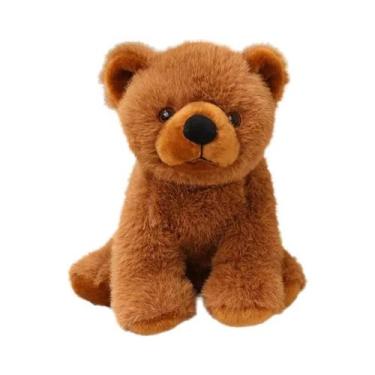 Imagem de Urso Pardo Urso Polar Pelúcia Kawaii Simulação De Animal Brinquedo Fof