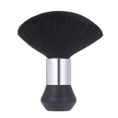 Imagem de Yinhing Pescoço Espanador Escova Barbeiro Profissional Escova de Barbear Cabelo Macio para Limpeza Facial e Estilo de Cabelo Plástico Preto 5x15.5cm