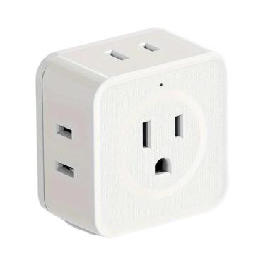 Imagem de Tomada De Parede Com 5 Saídas Padrão Americano, Extensor Elétrico Comp