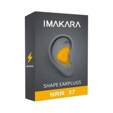 Imagem de Protetores Auriculares De Silicone Impermeáveis Antirruído, Isolamento