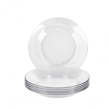 Imagem de Kit 12 Prato Fundo Astral Vidro Resistente Duralex - Nadir