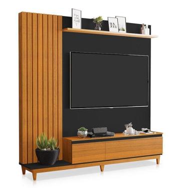 Imagem de Painel Para Tv Jacarta Preto Freijó - Luapa