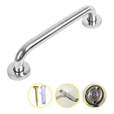 Imagem de Barra /corrimão De Apoio 40 Cm Para Banheiro Idosos Inox Kzi - Kazalin