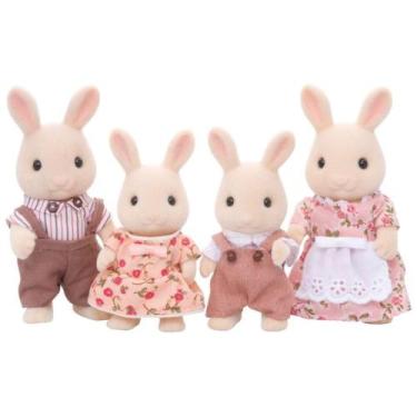 Imagem de Família Dos Coelhos de Leite Sylvanian Families Colorido