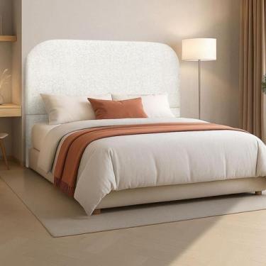 Imagem de Cabeceira Organica 195 cm Para Cama Box King Boucle Premium - Clique C