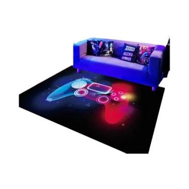 Imagem de Tapete De Jogo 3D Grande Para Meninos, Antiderrapante, Design De Contr