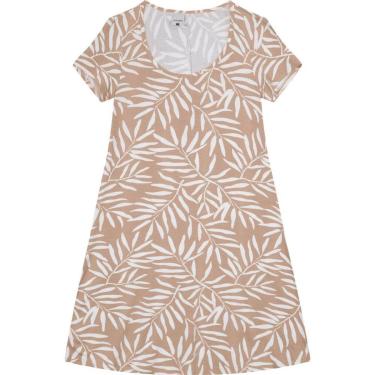 Imagem de Vestido Manga Curta Viscolycra Estampado Malwee Ref. 84980-Feminino