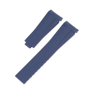 Imagem de Pulseira De Borracha À Prova d'Água De 20mm Para Rolex Série Ghost Day