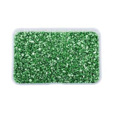 Imagem de Pedras De Vidro Trituradas De Resina Colorida Irregular 80g Para Decor