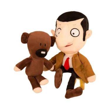 Imagem de Urso De Pelúcia Mr Bean, Brinquedo Fofo De Desenho Animado, Boneco De 