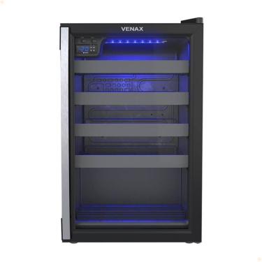 Imagem de Expositora Champanheira Venax 100L Preto Fosco 110V 27522