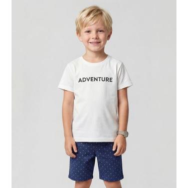 Imagem de Conjunto Infantil Camiseta Com Bermuda Select Azul Marinho, 10, Azul M