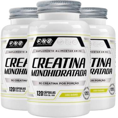 Imagem de KIT 3X Creatina Monohidratada 120 cápsulas - FNB Sports