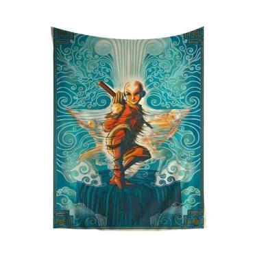 Imagem de Tapeçaria De Parede Com Estampa De Flores Hippie Avatar: the Last Airb