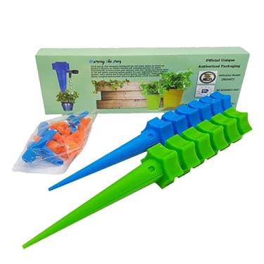 Imagem de Kit Com 12 Gotejador Irrigador Acoplável Garrafa Pet Plantas Vaso Jardinagem Irrigação Por Gotejamento