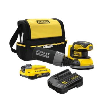 Imagem de Lixadeira Roto Orbital Stanley SCS220D1S c/ Acessórios 20V
