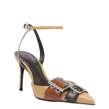Imagem de Slingback Schutz Com Detalhe Marrom-Feminino