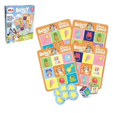 Imagem de Jogo Bingo da Bingo - Bluey - Original Disney Junior Elka Brinquedo Cr