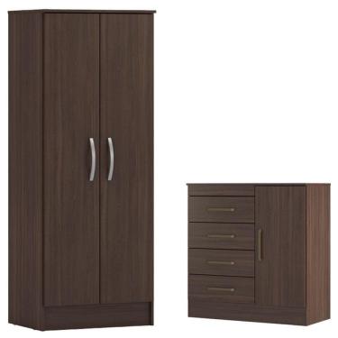 Imagem de Cômoda Montevideu e Multiuso Viena Café Touch - Demóbile