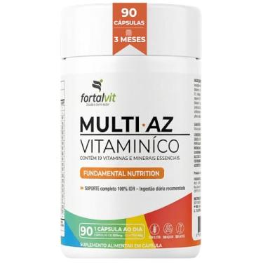 Imagem de Multi AZ Fundamental 90 Cápsulas, 3 Meses de Uso, Longa Duração, 19 Vitaminas e Minerai...