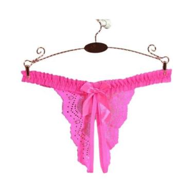Imagem de Calcinhas Sexy De Renda Com Laço Para Mulheres Lingerie Personalizada 