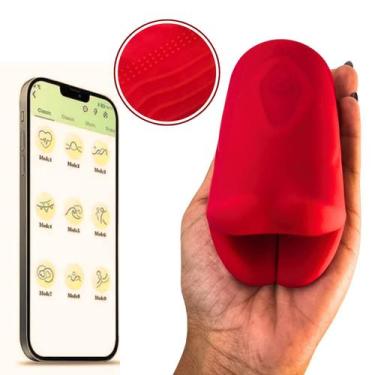 Imagem de Masturbador Vibrador Boca Sexo Oral Controle App À Distância - Vbrante